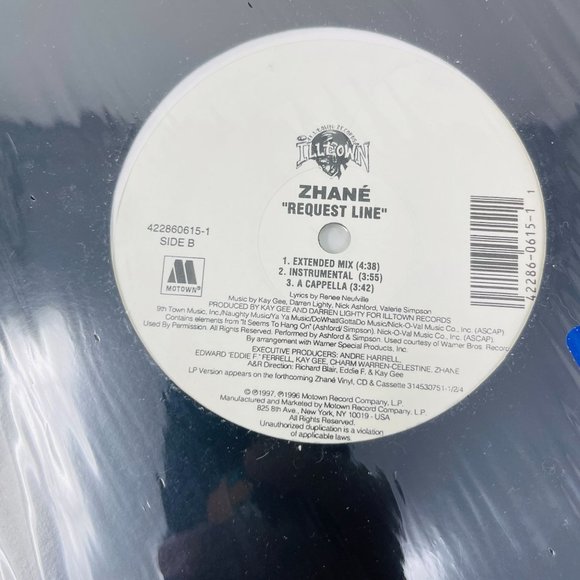 Zhane Vinyl Album Record‎ Request Line 90's R&B - Picture 4 of 6